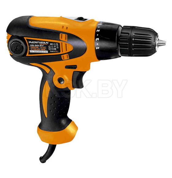 Дрель-шуруповерт сетевая PARTISAN DS-501-2V (DS-501-2VPSN) 