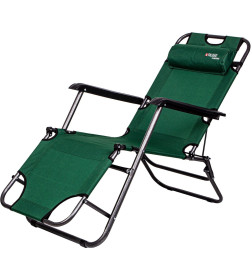 Кресло-шезлонг двухпозиционное 156х60х82 см Camping Palisad 69587