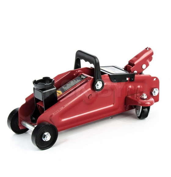 Домкрат гидравлический подкатной 2 т (h подъема 140-285 мм, в кейсе) compact Sparta 510084 (510084) 