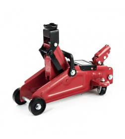 Домкрат гидравлический подкатной 2 т (h подъема 140-285 мм, в кейсе) compact Sparta 510084