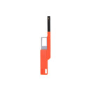 Пьезозажигалка HOMESTAR HS-1205 красная (102768) 