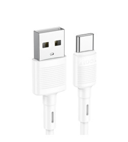 Кабель USB HOCO X83 Victory USB - Type-C, 3A, 1 м, белый