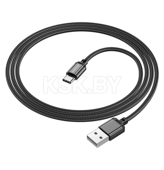 Кабель USB BOROFONE BX87 Sharp USB - Type-C, 3A, 1 м, черный