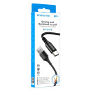 Кабель USB BOROFONE BX54 Ultra bright USB - Type-C, 2.4А, 1 м, черный