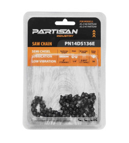Цепь 15 см 6" 1/4" 1,1 мм 36 зв. PARTISAN PN14DS136E