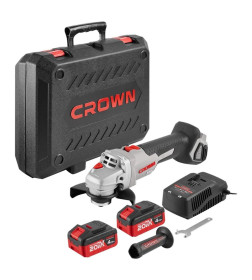 Углошлифмашина аккумуляторная CROWN CT23001-125HX-4 BMC