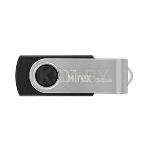 Флеш-накопитель 32GB USB 2.0 FlashDrive Mirex SWIVEL BLACK 13600-FMURUS32 (13600-FMURUS32) 