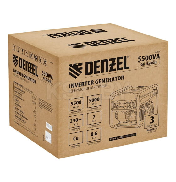 Генератор инверторный DENZEL GK-5500iF (94709) 