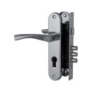 Замок врезной с ручкамин на планке Fuaro Lockset 1511W/B CP хром (27017) 