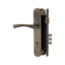 Замок врезной с ручкамин на планке Fuaro Lockset 9011 AB бронза (27059) 