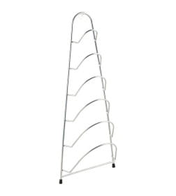 Подставка для крышек 19,5х9х46 см (хром) Рыжий кот Bosito 103693