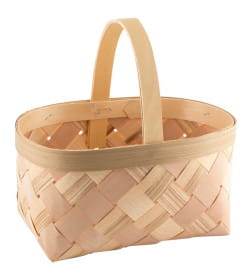 Корзина плетеная 12 л 006967 Рыжий кот