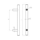 Ручка мебельная MB-H-005-96 SS матовый хром (49557) 