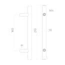 Ручка мебельная MB-H-005-160 SS матовый хром (49565) 