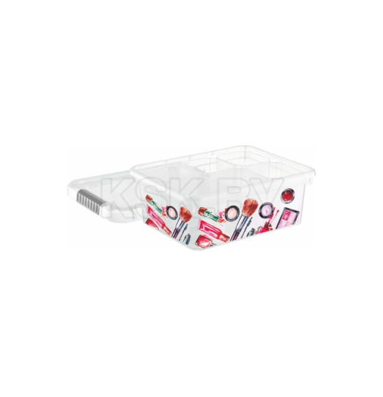 Ящик органайзер для косметики 3 л 6 вставок S Organizer (FB2131-8КОСМЕТИКА)