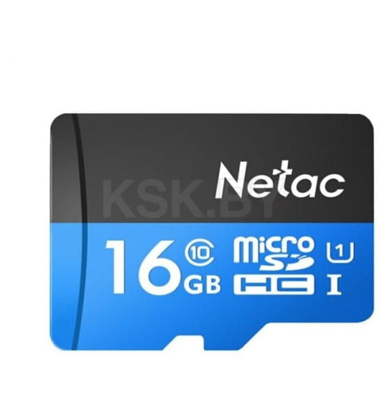 Карта памяти MicroSDHC 16GB U1/C10 Netac P500 ECO (NT02P500ECO-016G-S) 