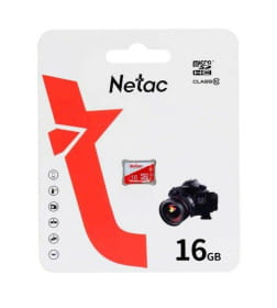 Карта памяти MicroSDHC 16GB U1/C10 Netac P500 ECO