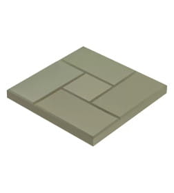 Плитка тротуарная КАЛИФОРНИЯ 1 сталь (300х300х30мм) М-F250 В35