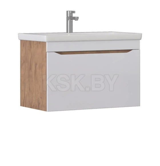 Тумба подвесная Vigo Grani 800-0-1 дуб золотой под умывальник Como (166 дуб золотой) 