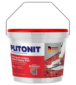 Затирка эпоксидная "PLITONIT COLORIT Easy Fill" - Серый, 1кг., для межплиточных швов и реактивный клей для плитки  