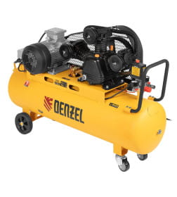 Компрессор воздушный с ременным приводом Denzel BCW3000-T/100 58118