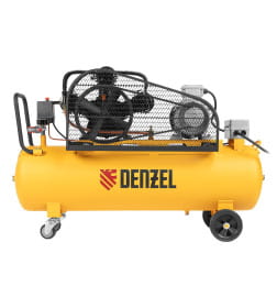 Компрессор воздушный с ременным приводом Denzel BCW3000-T/100 58118