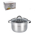 Кастрюля "Iveta" 5,0 л, 22*13,5 см FH-641-22 нержавеющая сталь, Fanhoff (68419) 