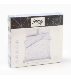 Постельное бельё LoveLife евро Soft 200х217см, 225х240см, 50х70см-2шт, хлопок, сатин, 125г/м²