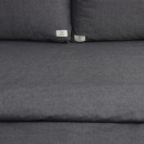Постельное бельё Этель Denim 1.5 сп, 155х210см, 160х240см, 50х70-2шт, цвет тёмно-серый, жатый хлопок, 140 г/м2 (10245435) 