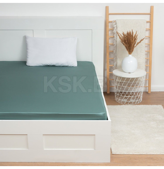Простыня на резинке Green paradise 180х200х25 см, 100% хлопок, мако-сатин, 114г/м2 (9144631) 