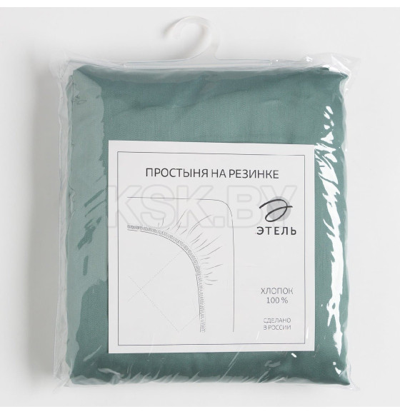Простыня на резинке Green paradise 180х200х25 см, 100% хлопок, мако-сатин, 114г/м2 (9144631) 