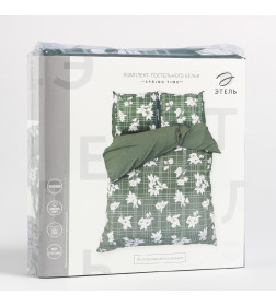 Постельное бельё "Этель" Евро "Spring time" 200х217 см, 220х240 см, 70х70 см - 2 шт, поплин