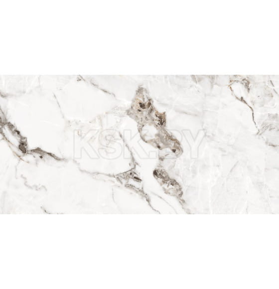 Керамогранит Cersanit Crema полированный белый ректификат 600x1200х8.5 мм (17420)