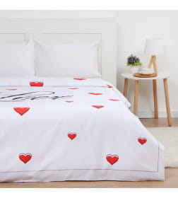 Пододеяльник Этель "Love" 175х215 см, сатин 128 г/м2, 100% хлопок 10277388