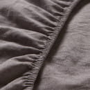 Простыня Этель Denim 160*200*25 см, цв.серый, жатый хлопок, 140 гр/м2, 100% хлопок 10836423 (10836423) 