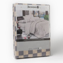 Постельное бельё 2 сп Экономь и Я Illusion, 173х215см, 175х214см, 50х70см-2шт, микрофибра, 60г/м2 (10227987) 