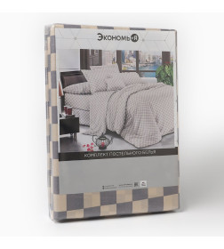 Постельное бельё 2 сп Экономь и Я Illusion, 173х215см, 175х214см, 50х70см-2шт, микрофибра, 60г/м2