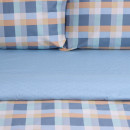 Постельное бельё LoveLife 2сп Square blue, 175х215см, 200х225см, 50х70см-2шт, сатин, хлопок 125г/м (10277899) 