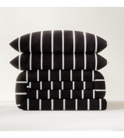 Постельное бельё Этель 1.5сп Black stripes 143х215 см,150х214 см, 70х70 см-2 шт, 100% хлопок,поплин
