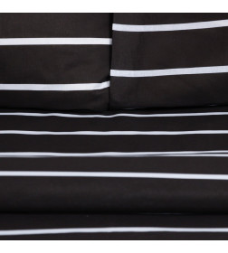 Постельное бельё Этель 1.5сп Black stripes 143х215 см,150х214 см, 70х70 см-2 шт, 100% хлопок,поплин