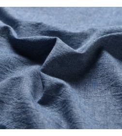 Простыня Этель Denim 160*200*25 см, цв.синий, жатый хлопок, 140 гр/м2, 100% хлопок 10836422