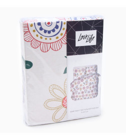 Постельное бельё LoveLife евро Summer 225х215см, 240х220см, 70х70см-2шт, хлопок, бязь, 125г/м2