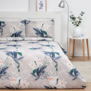 Постельное бельё Экономь и Я 2 сп Ice petal 175*215см,180*215см,50*70см-2 шт, полисатин, 80 г/м² 10624077 (10624077) 