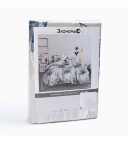 Постельное бельё Экономь и Я 2 сп Ice petal 175*215см,180*215см,50*70см-2 шт, полисатин, 80 г/м² 10624077