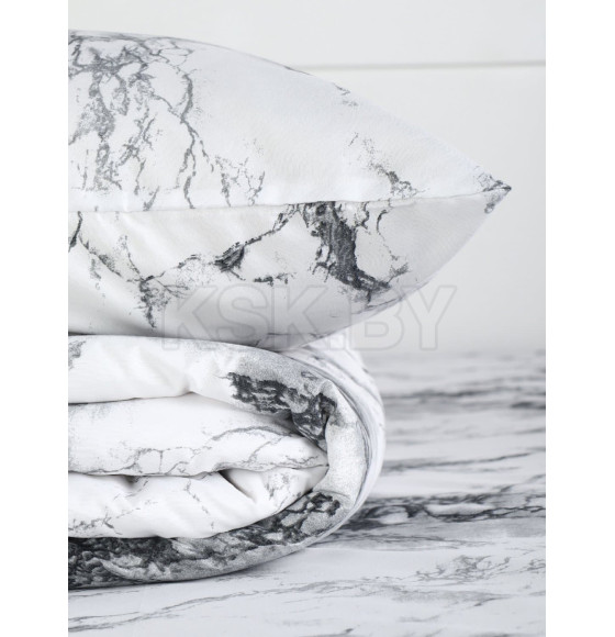 Комплект постельного белья LoveLife евро White marble 200*217см, 215*240см,50*70см-2 шт, микрофибра,100% п/э 10848588 (10848588) 