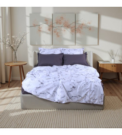 Пододеяльник "Этель" Marble 150*220 см, 100% хлопок, перкаль (300 нитей) 10682984