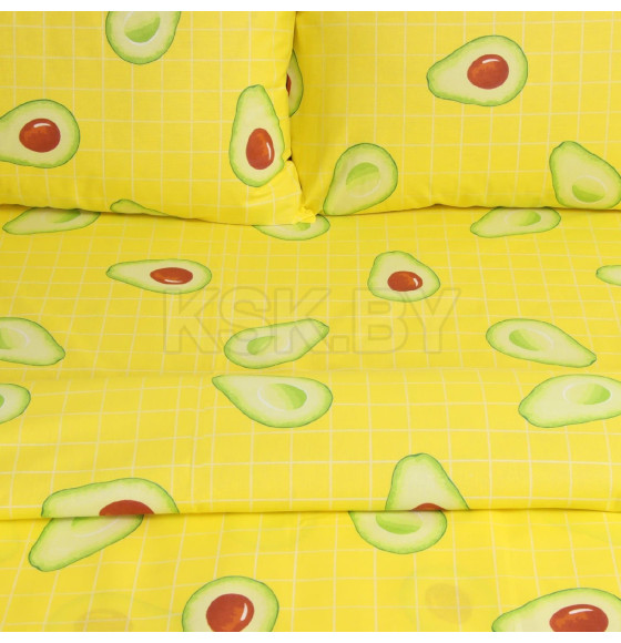 Постельное бельё LoveLife 1,5 сп Avocado 153х215см, 145х220см, 50х70см-2шт, хлопок, бязь, 125г/м2 (10404333) 