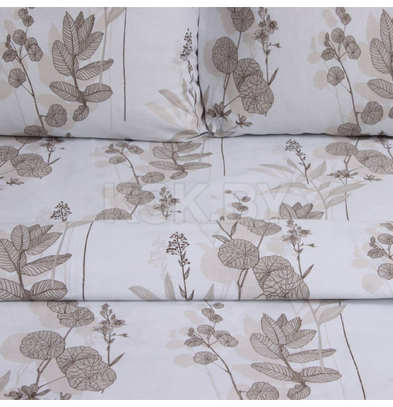 Постельное бельё Этель 2сп Dried flowers, 175х215см, 200х220см, 50х70см-2 шт, бязь, 125 г/м2 (10389629) 
