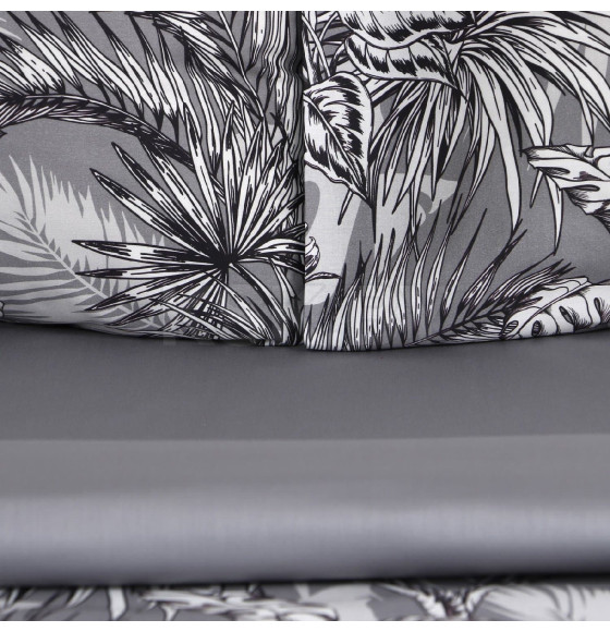 Постельное бельё Этель дуэт Tropical vibes, 143х215 см - 2 шт, 220х240 см, 50х70 см -2 шт, мако-сатин 114г/м2 (9355451) 