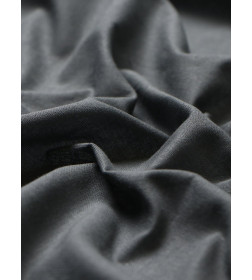 Простыня на резинке Этель 180×200×25 см, серая, 100% хлопок, поплин, 125 г/м²